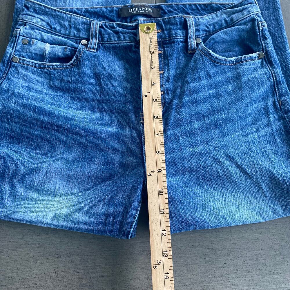 Liverpool Los Angeles Button Fly Jeans • Women’s Size 4 • 26” Inseam - Picture 4 of 7